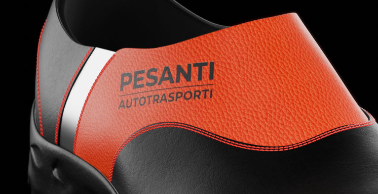 Personalizzazione logo scarpe Dr Kampes